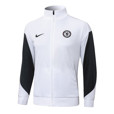 Survetement Chelsea Veste Homme/Enfant  2025 2026 Blanc Noir | Foot Sport