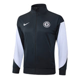 Survetement Chelsea Veste Homme/Enfant  2025 2026 Noir Blanc | Foot Sport 2