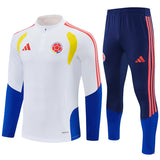 Survetement Colombie Training Homme/Enfant 2026 2027 Blanc 1