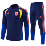 Survetement Colombie Training Homme/Enfant 2026 2027 Bleu Saphir 1