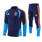 Survetement Espagne Training Homme/Enfant 2026 2027 Bleu Foncé 1