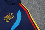 Survetement Espagne Training Homme/Enfant 2026 2027 Bleu Foncé 3