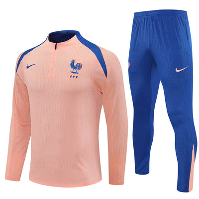 Survetement France Training Homme/Enfant 2025 2026 Rose
