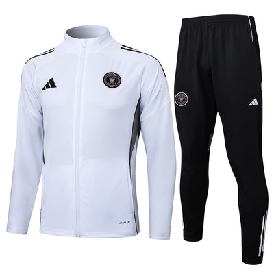 Survetement Inter Miami Veste Homme/Enfant  2025 2026 Blanc Noir | Foot Sport