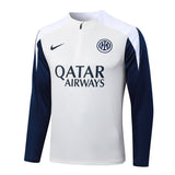 Survetement Inter Milan Training Homme/Enfant 2025 2026 Blanc Bleu 3
