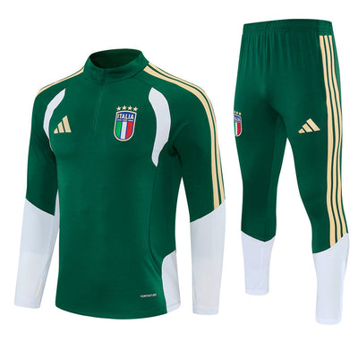 Survetement Italie Training Homme/Enfant 2026 2027 Vert