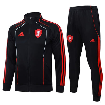 Survetement Liverpool Training Homme/Enfant 2025 2026 Rouge Noir