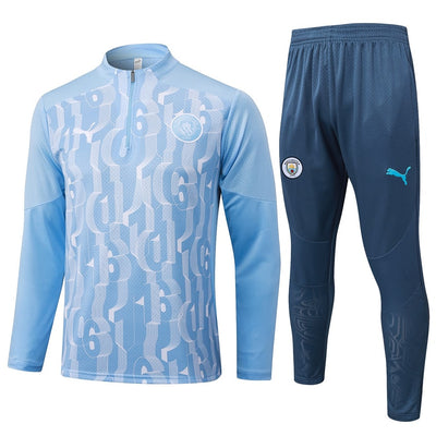 Survetement Manchester City Training Homme/Enfant 2024 2025 Bleu Ciel | Foot Sport