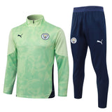 Survetement Manchester City Training Homme/Enfant 2025 2026 Vert 1