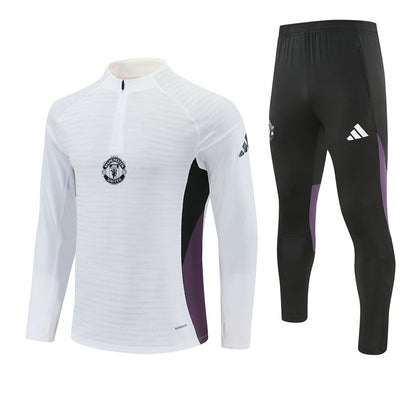 Survetement Manchester United Training Homme/Enfant 2025 2026 Blanc