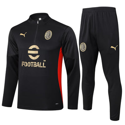 Survetement Milan AC Training Homme/Enfant 2024 2025 Noir | Foot Sport