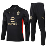 Survetement Milan AC Training Homme/Enfant 2024 2025 Noir | Foot Sport 1