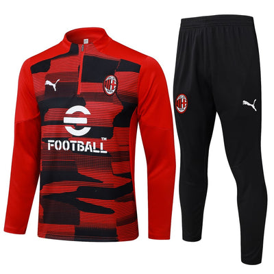 Survetement Milan AC Training Homme/Enfant 2024 2025 Rouge | Foot Sport
