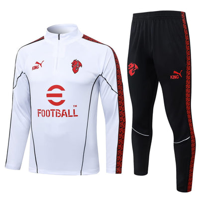 Survetement Milan AC Training Homme/Enfant 2025 2026 Blanc
