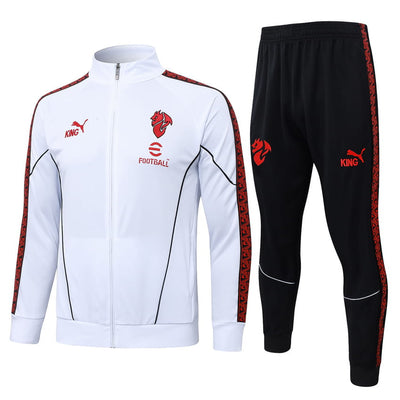 Survetement Milan AC Veste Homme/Enfant 2025 2026 Blanc