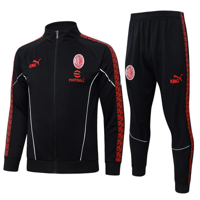 Survetement Milan AC Veste Homme/Enfant 2025 2026 Noir