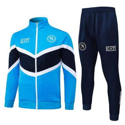 Survetement Naples Veste Homme/Enfant 2025 2026 Bleu Ciel