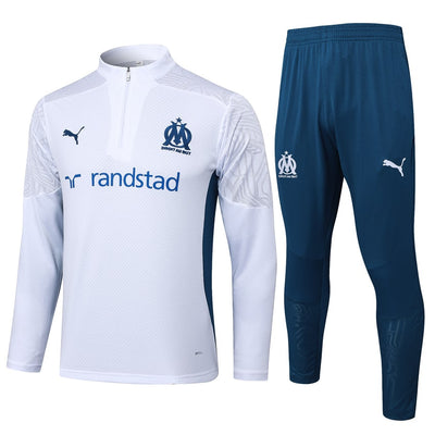 Survetement Marseille OM Training Homme/Enfant 2025 2026 Blanc | Foot Sport