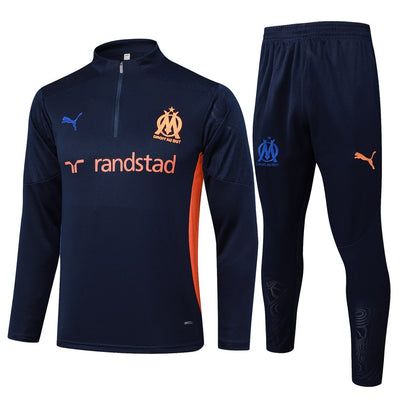 Survetement Marseille OM Training Homme/Enfant 2025 2026 Bleu Foncé | Foot Sport