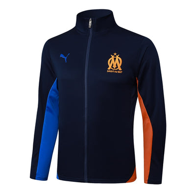 Survetement Marseille OM Veste Homme/Enfant  2025 2026 Bleu | Foot Sport