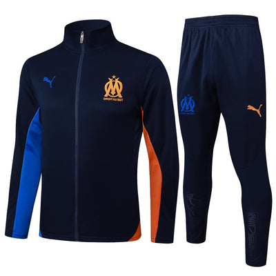 Survetement Marseille OM Veste Homme/Enfant 2025 2026 Bleu | Foot Sport
