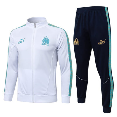 Survetement Marseille OM Veste Homme/Enfant 2025 2026 Blanc