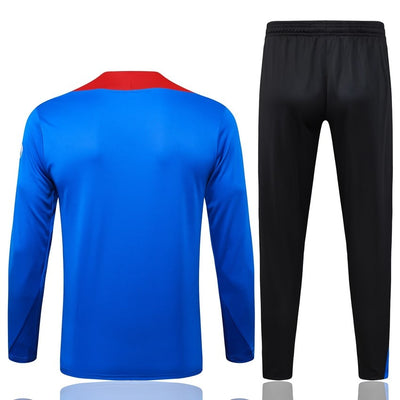 Survetement PSG Training Homme/Enfant 2025 2026 Bleu Rouge
