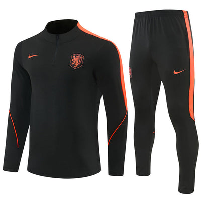 Survetement Pays-Bas Training Homme/Enfant 2026 2027 Noir