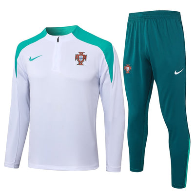 Survetement Portugal Training Homme/Enfant 2024 2025 Blanc