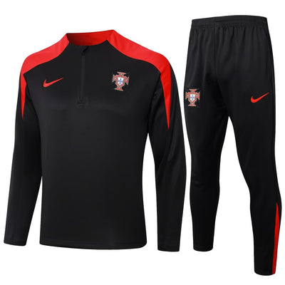 Survetement Portugal Training Homme/Enfant 2024 2025 Noir