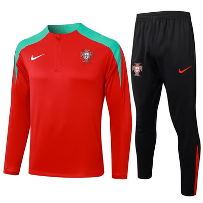 Survetement Portugal Training Homme/Enfant 2024 2025 Rouge