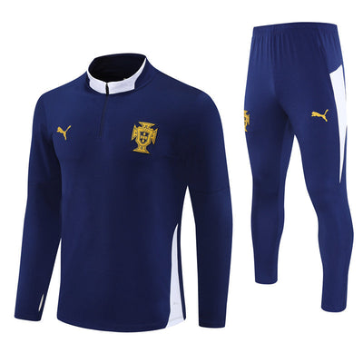 Survetement Portugal Training Homme/Enfant 2025 2026 Bleu