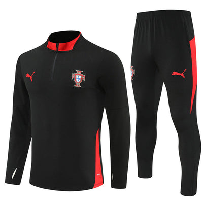 Survetement Portugal Training Homme/Enfant 2025 2026 Noir