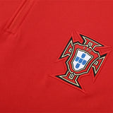 Survetement Portugal Training Homme/Enfant 2025 2026 Rouge 3