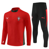 Survetement Portugal Training Homme/Enfant 2025 2026 Rouge 1