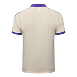 Polo Real Madrid Homme 2025 2026 Beige Violet 3