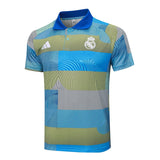 Polo Real Madrid Homme 2025 2026 Bleu Vert 3
