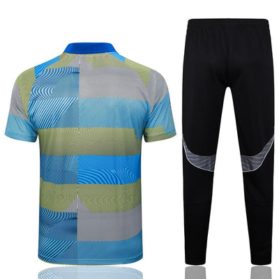 Polo Real Madrid Homme 2025 2026 Bleu Vert