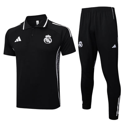 Polo Real Madrid Homme 2025 2026 Noir Sombre