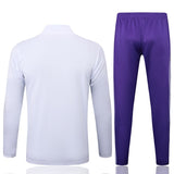 Survetement Real Madrid Training Homme/Enfant 2025 2026 Blanc Violet | Foot Sport 3