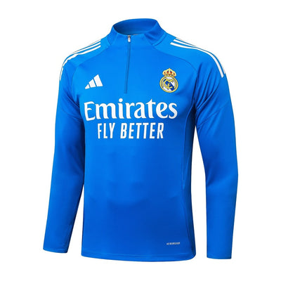 Survetement Real Madrid Training Homme/Enfant 2025 2026 Bleu Clair