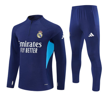 Survetement Real Madrid Training Homme/Enfant 2025 2026 Royal Bleu