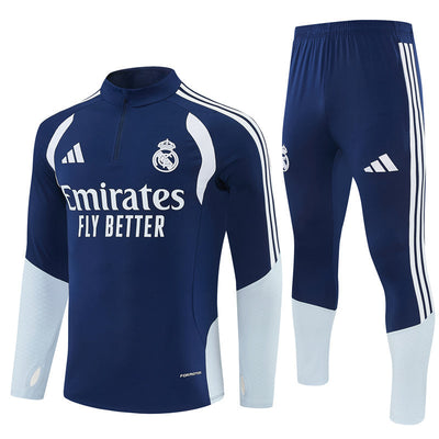 Survetement Real Madrid Training Homme/Enfant 2026 2027 Royal Bleu