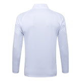 Survetement Real Madrid Veste Homme/Enfant  2025 2026 Blanc Bleu 3