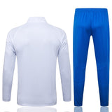 Survetement Real Madrid Veste Homme/Enfant  2025 2026 Blanc Bleu 4