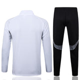Survetement Real Madrid Veste Homme/Enfant  2025 2026 Blanc Clair 4