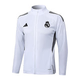 Survetement Real Madrid Veste Homme/Enfant  2025 2026 Blanc Clair 2