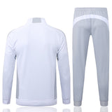Survetement Real Madrid Veste Homme/Enfant  2025 2026 Blanc Gris 3