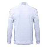 Survetement Real Madrid Veste Homme/Enfant  2025 2026 Blanc Gris 4