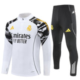 Survetement Real Madrid Veste Homme/Enfant 2025 2026 Blanc [Jaune Label] 1